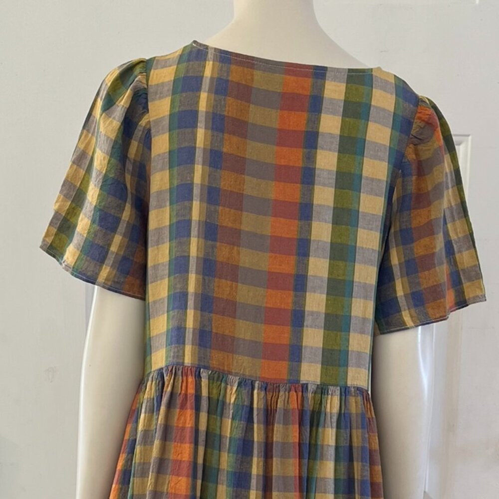 Pendleton Woman's Flora Linen-Blend Farmhouse Pea… - image 4